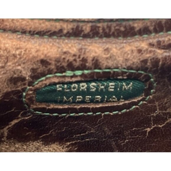 Vintage Florsheim Royal Imperial 93602 Longwing Wingtip Dress Shoes Men’s 8C - Picture 11 of 12